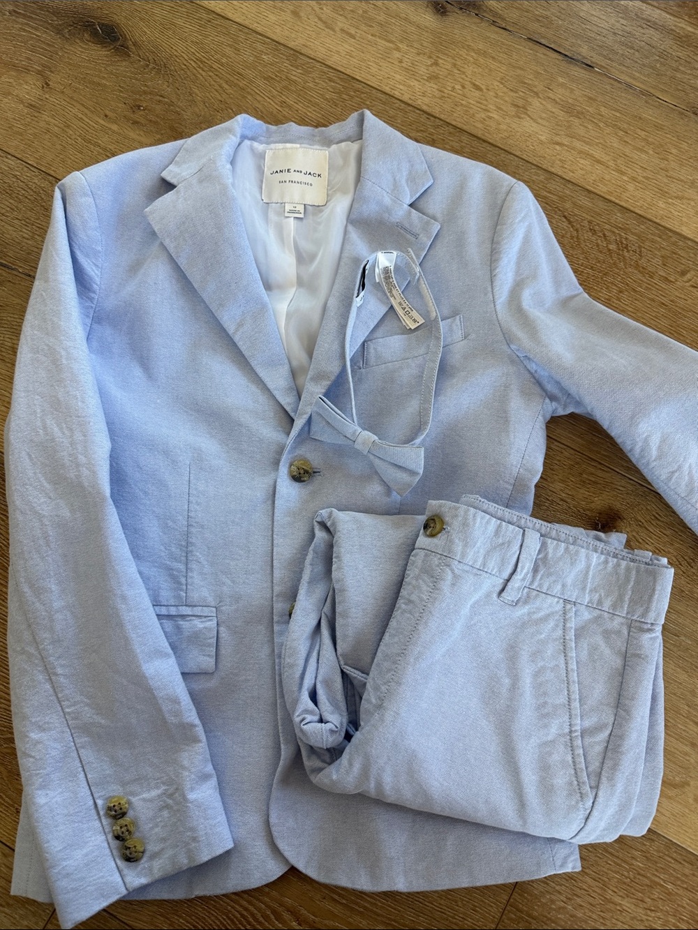 Janie and Jack Pale Blue Boys’ Suit